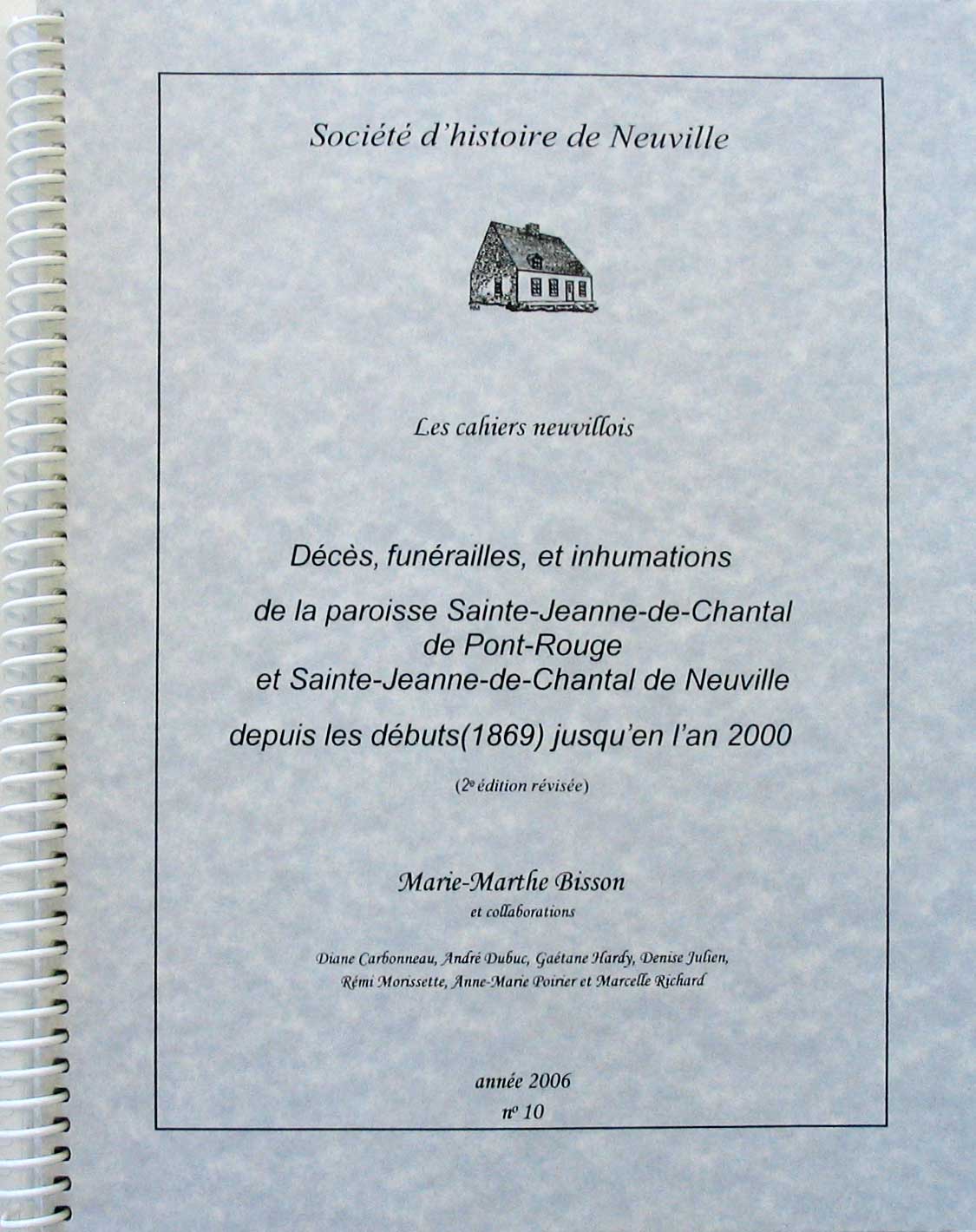 Cliquez pour agrandir l'image Cahier neuvillois no. 10