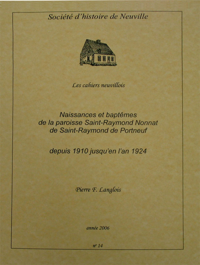 Cliquez pour agrandir l'image Cahier neuvillois no. 14