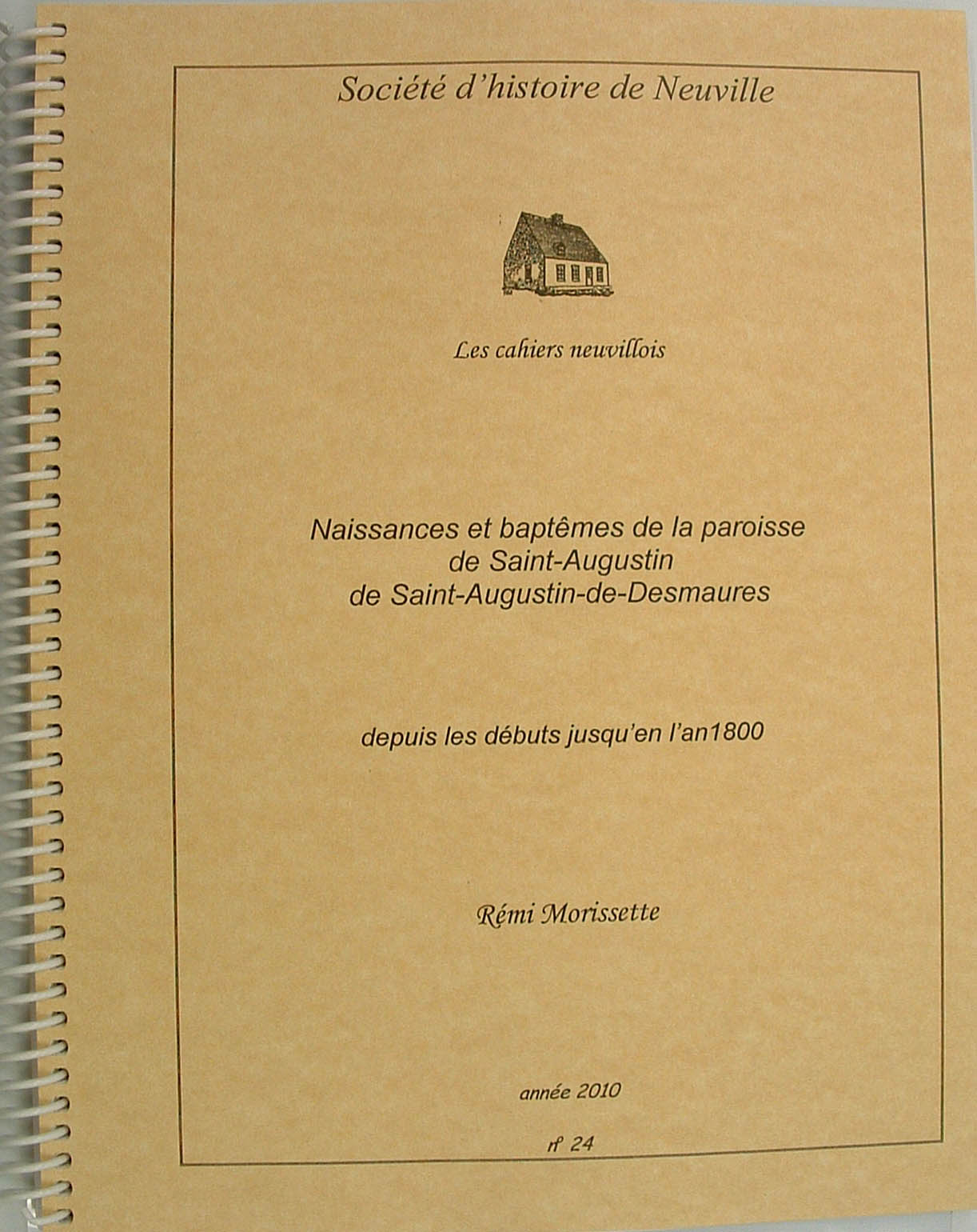 Cliquez pour agrandir l'image Cahier neuvillois no. 24