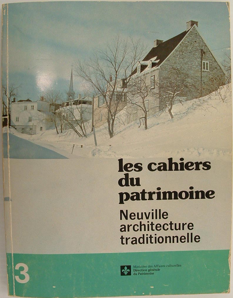 Cliquez pour agrandir l'image Cahier du patrimoine no. 3