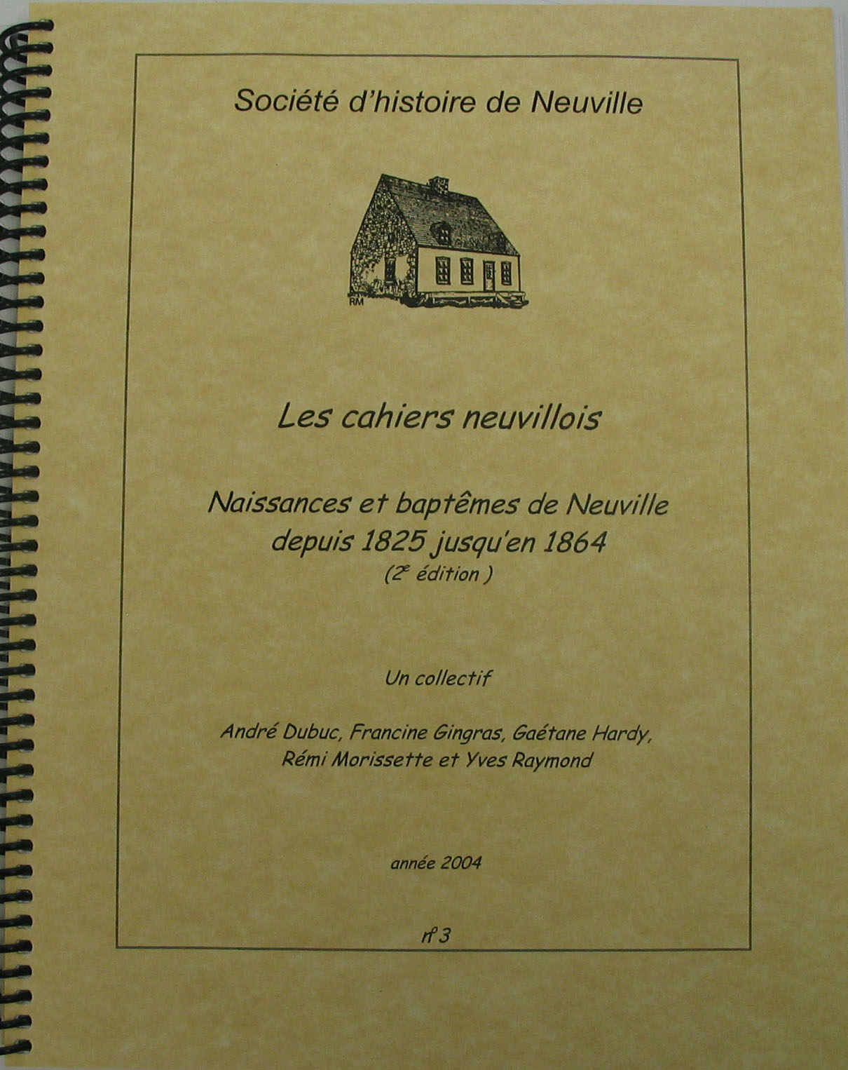 Cliquez pour agrandir l'image Cahier neuvillois no. 3