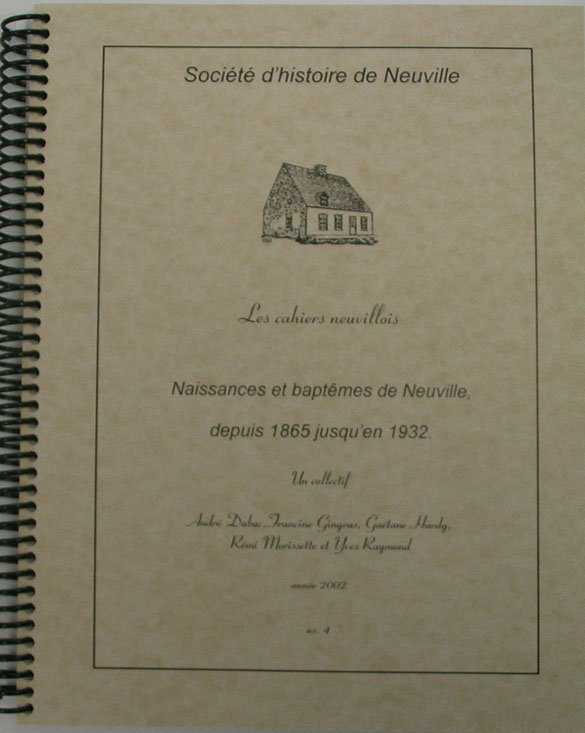 Cliquez pour agrandir l'image Cahier neuvillois no. 4