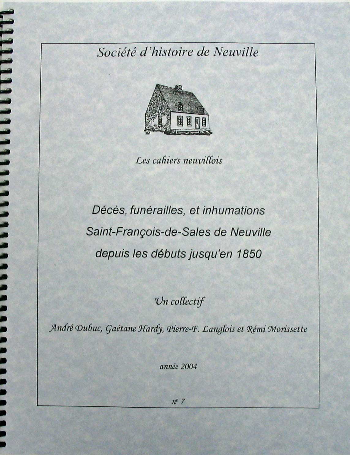 Cliquez pour agrandir l'image Cahier neuvillois no. 7