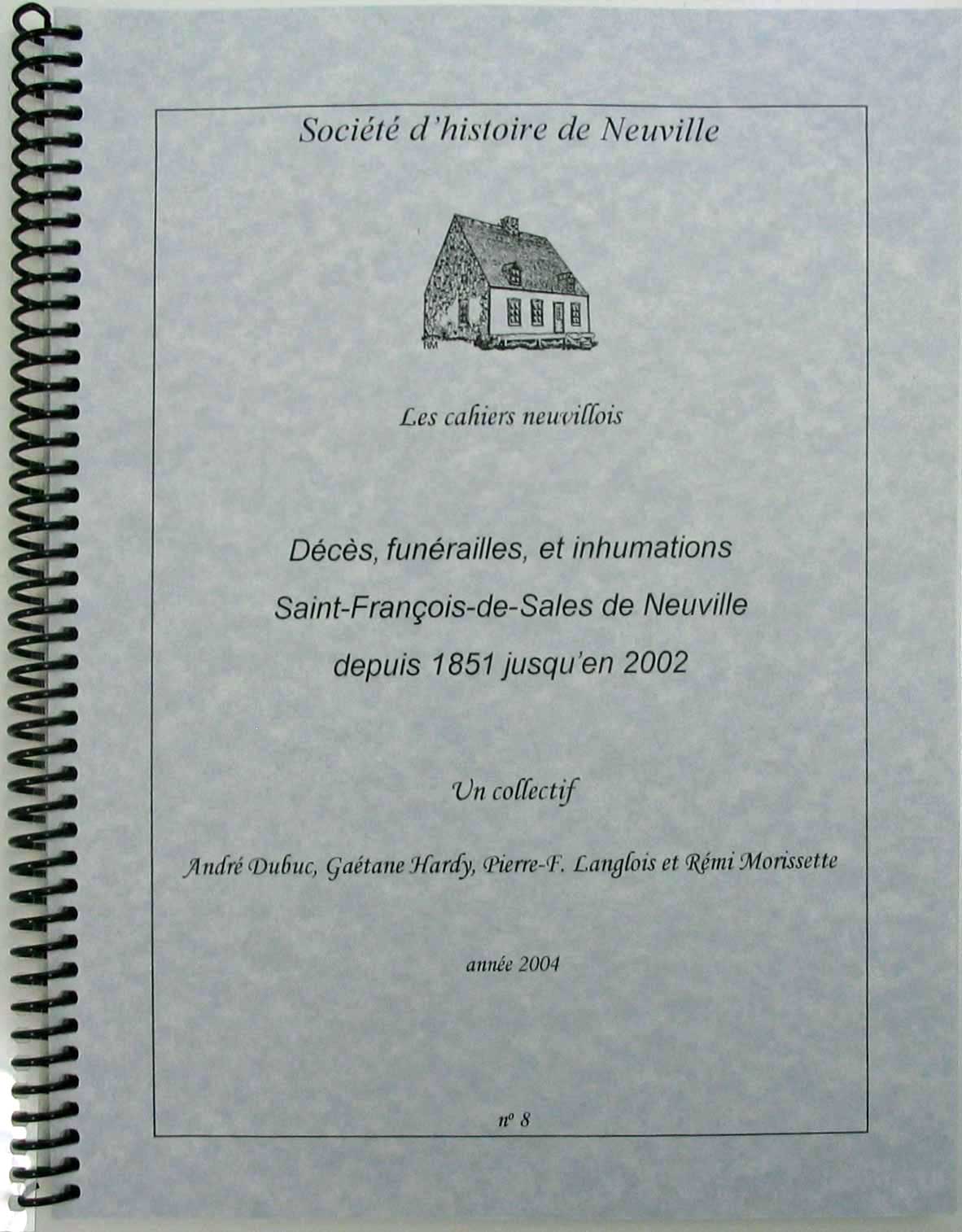 Cliquez pour agrandir l'image Cahier neuvillois no. 8