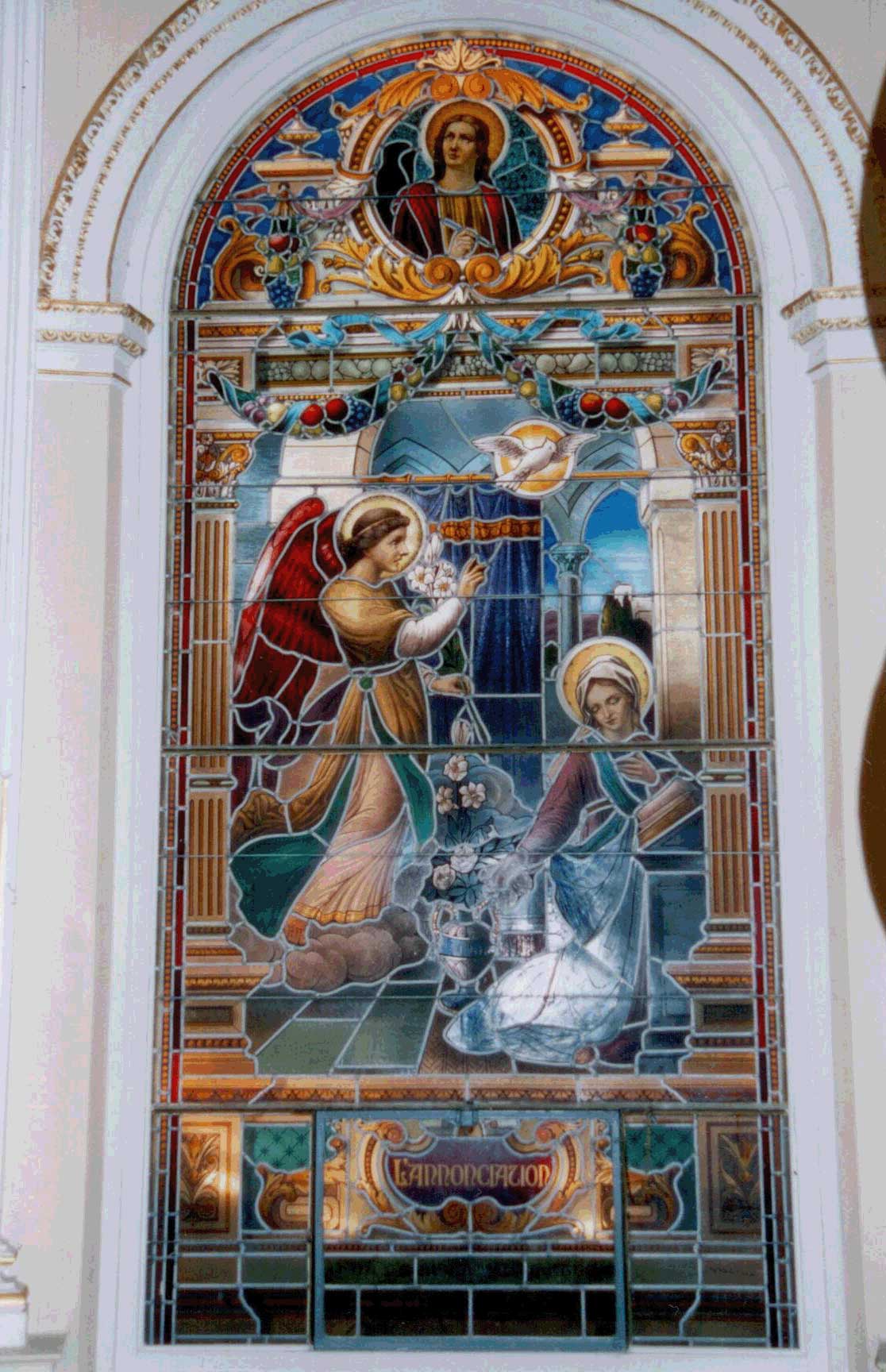 Vitrail L'Annonciation