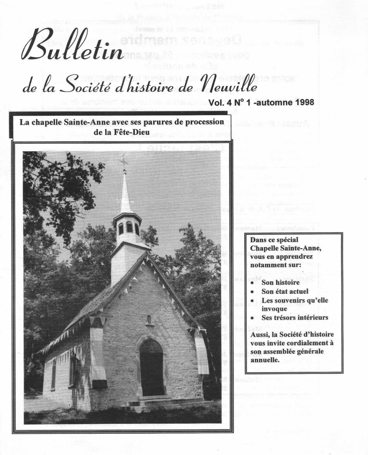 Cliquez pour agrandir l'image Le Chemin du Roy, volume 4, no. 1