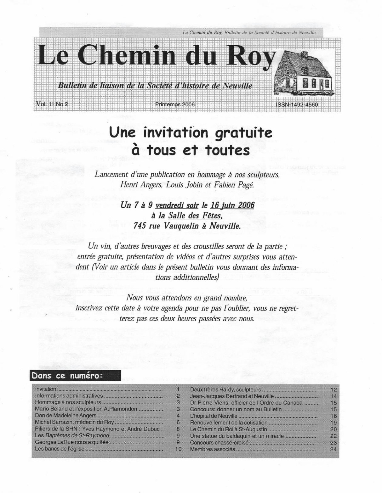 Cliquez pour agrandir l'image Le Chemin du Roy, volume 11, no. 2