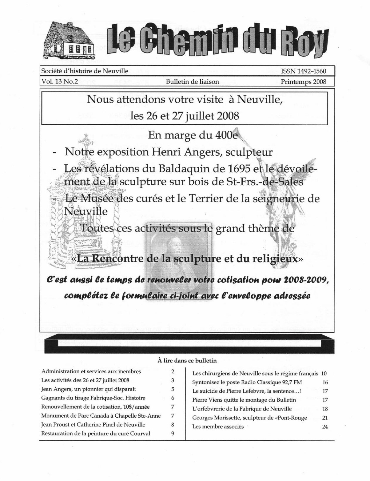 Cliquez pour agrandir l'image Le Chemin du Roy, volume 13, no. 2