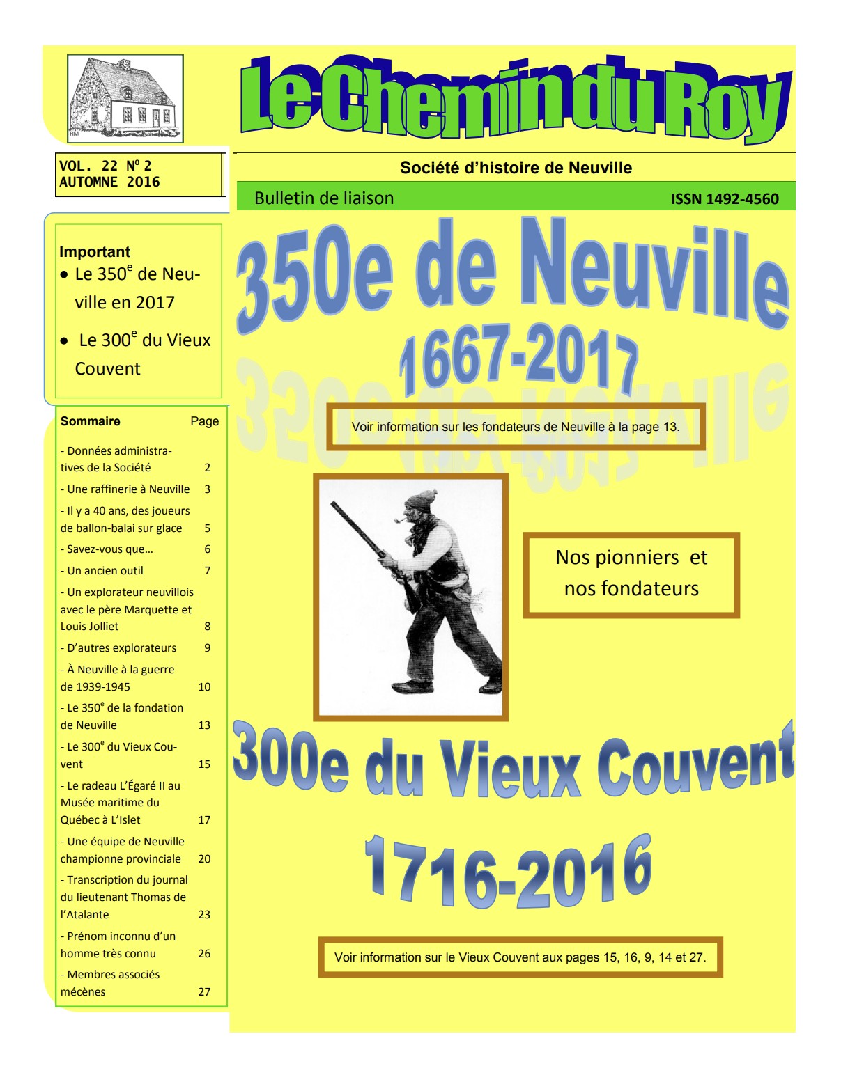 Cliquez pour agrandir l'image Le Chemin du Roy, volume 22, no. 2